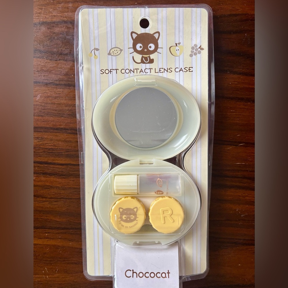 Vintage Sanrio Chococat Contact Lens Case 2001 RARE Y2K